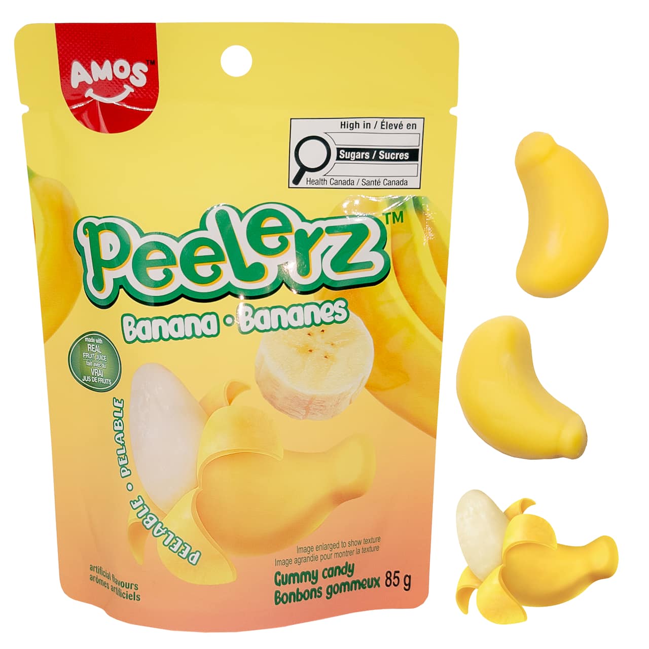 Amos™ Peelerz™ Banana Gummy Candy